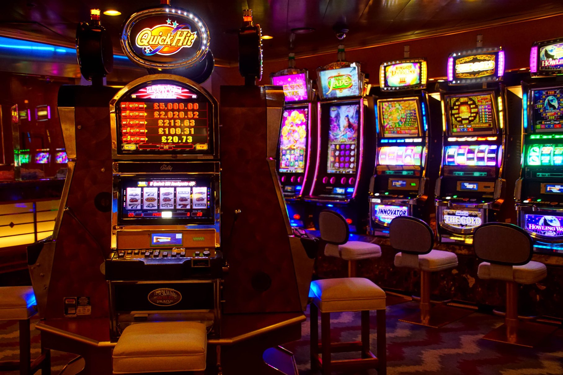 Slot Machines of the Casino